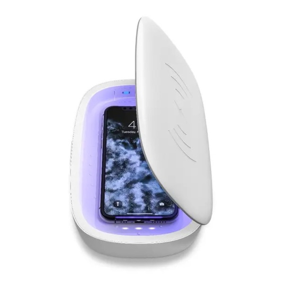 NIB Mophie UV Sanitizer with 10w Wireless Charging Lid - Picture 2 of 7